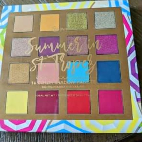 New BH Cosmetics Still In Box "Summer In St. Tropez" 16 Color Eye Shadow Palette - Picture 1 of 7